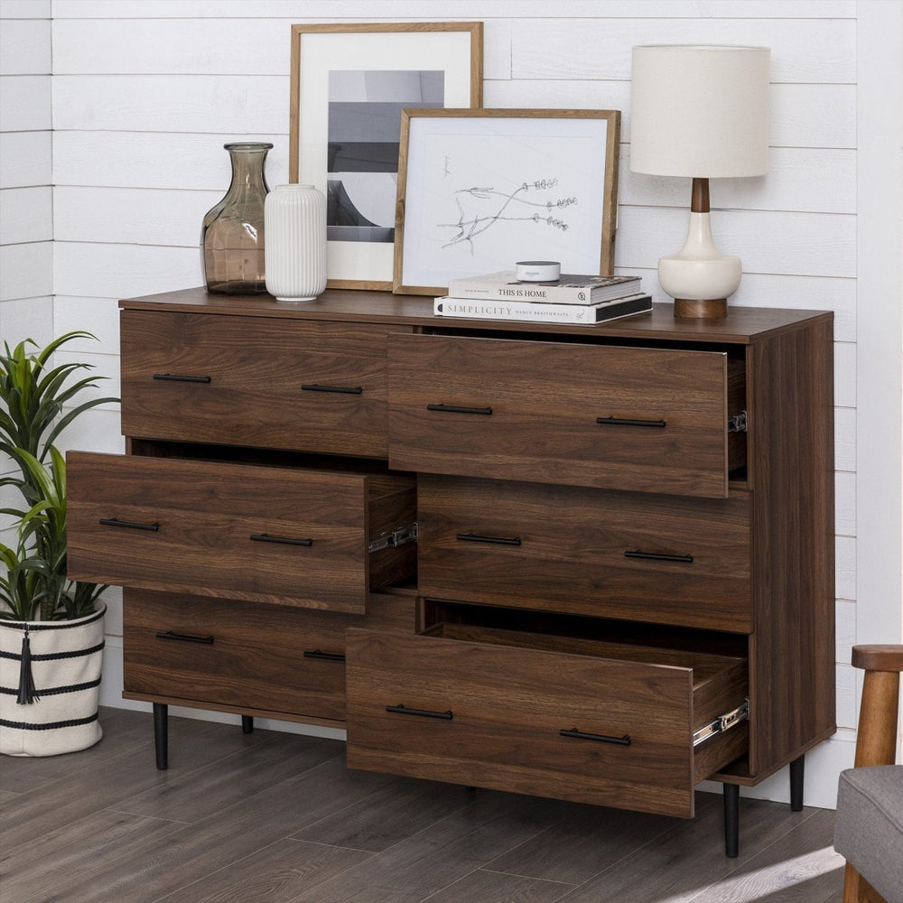 Walker Edison Savanna 6-Drawer Dresser - lily & onyx