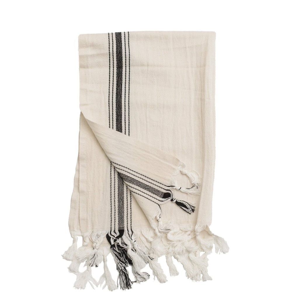 
                      
                        Sweet Water Decor Savannah Turkish Cotton + Bamboo Hand Towel - Five Stripe
                      
                    