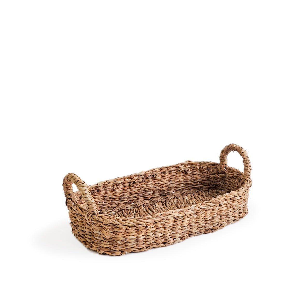 KORISSA Savar Bread Basket with Natural Handle - lily & onyx