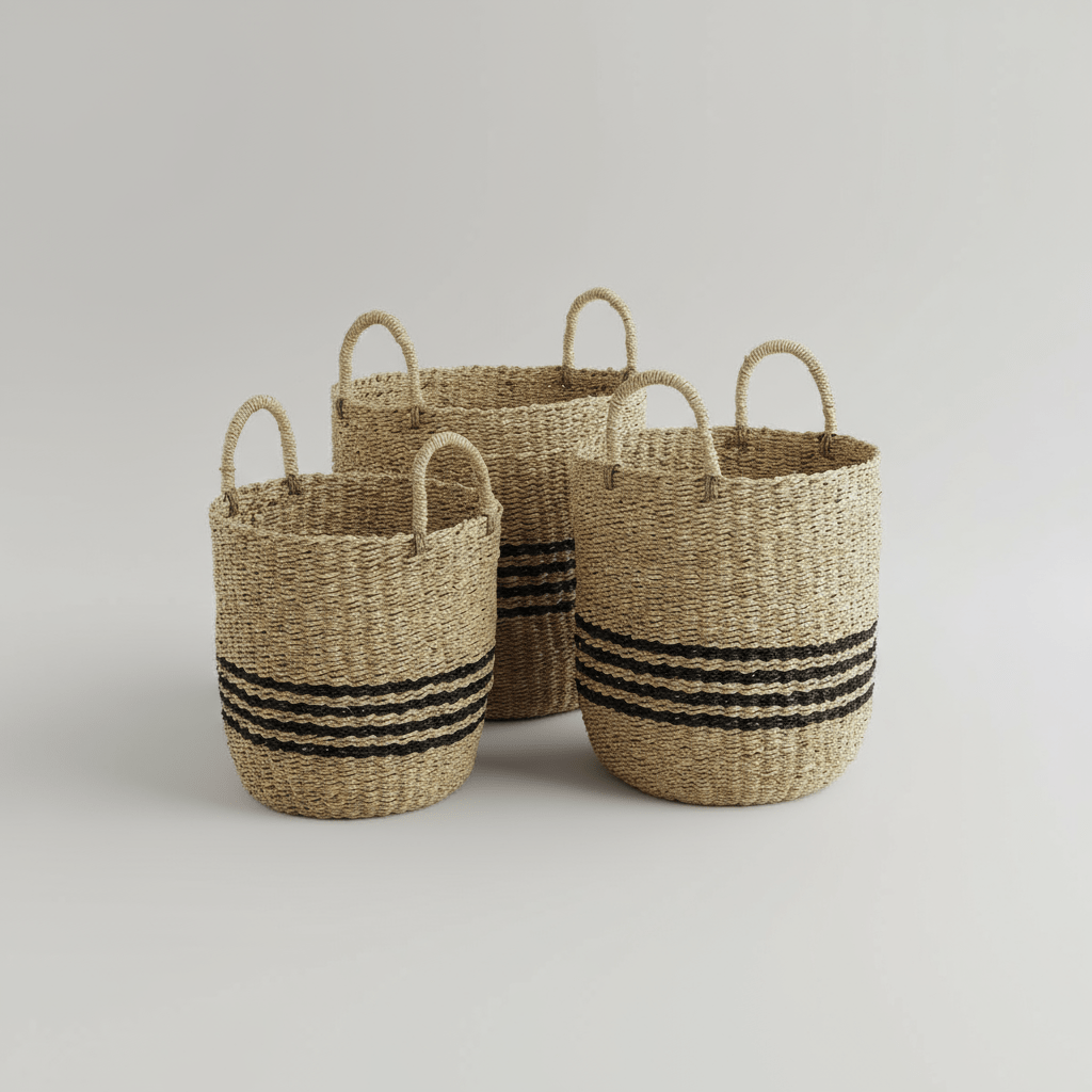 texxture Scarborough™ Woven Seagrass Baskets, Set of 3