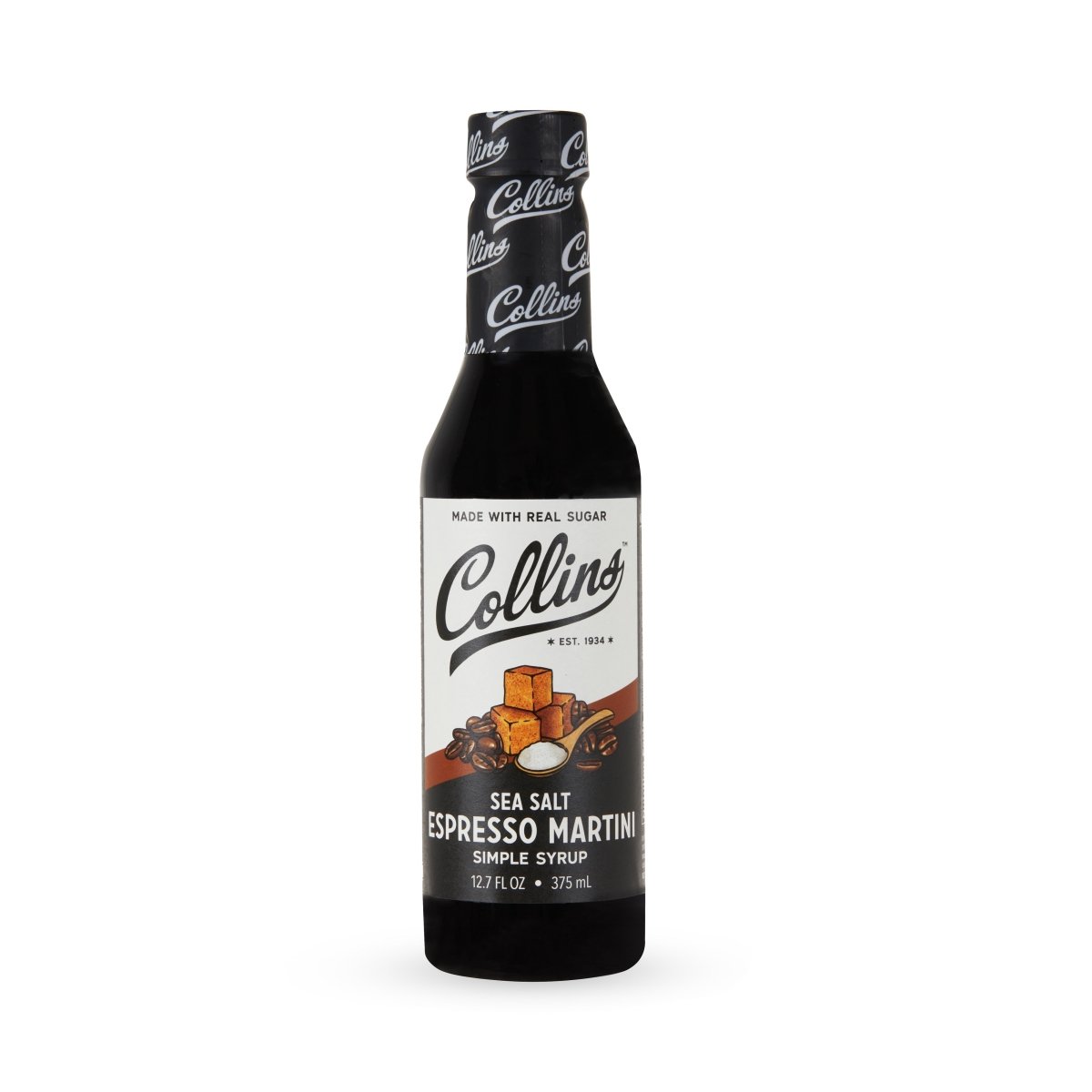 Collins Sea Salt Espresso Martini Syrup, 12.7 oz - lily & onyx