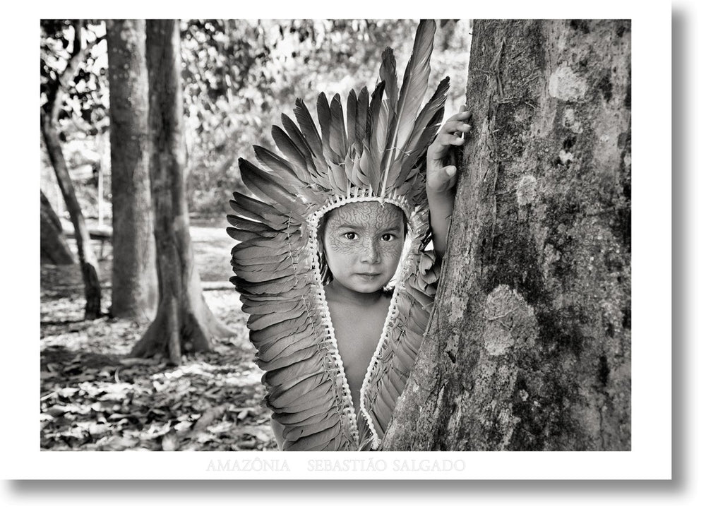 TASCHEN Sebastião Salgado. Amazônia. Poster ‘Yawanawa Girl’ - lily & onyx