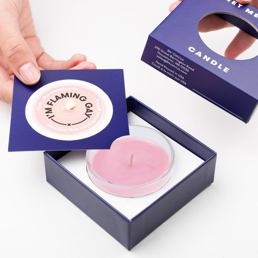 
                      
                        54Celsius Secret Message Candle | I'm Flaming Gay - lily & onyx
                      
                    