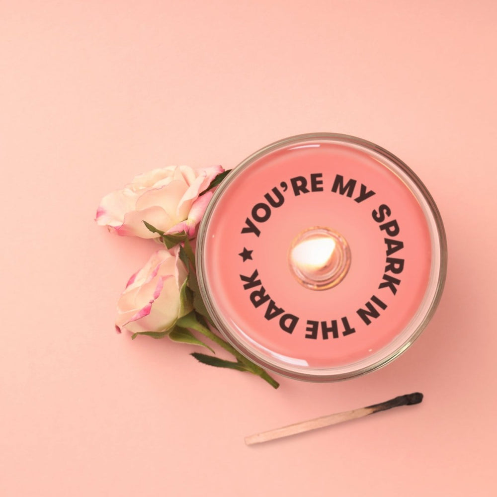 54Celsius Secret Message Candle | You're my Spark in the Dark - lily & onyx