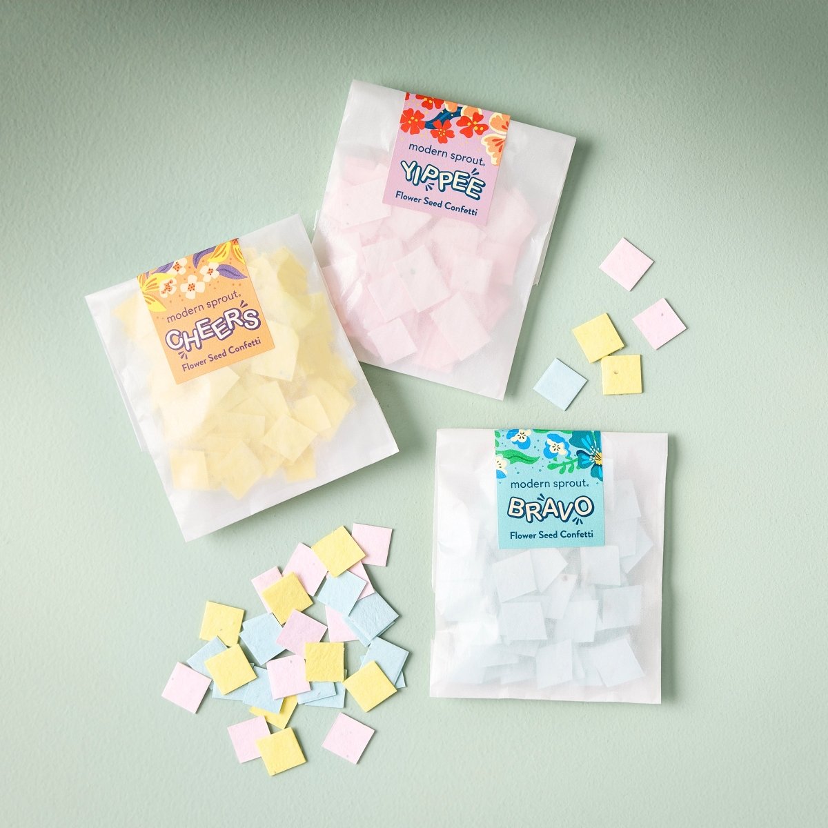 Modern Sprout Seed Paper Confetti Refill Packs - lily & onyx