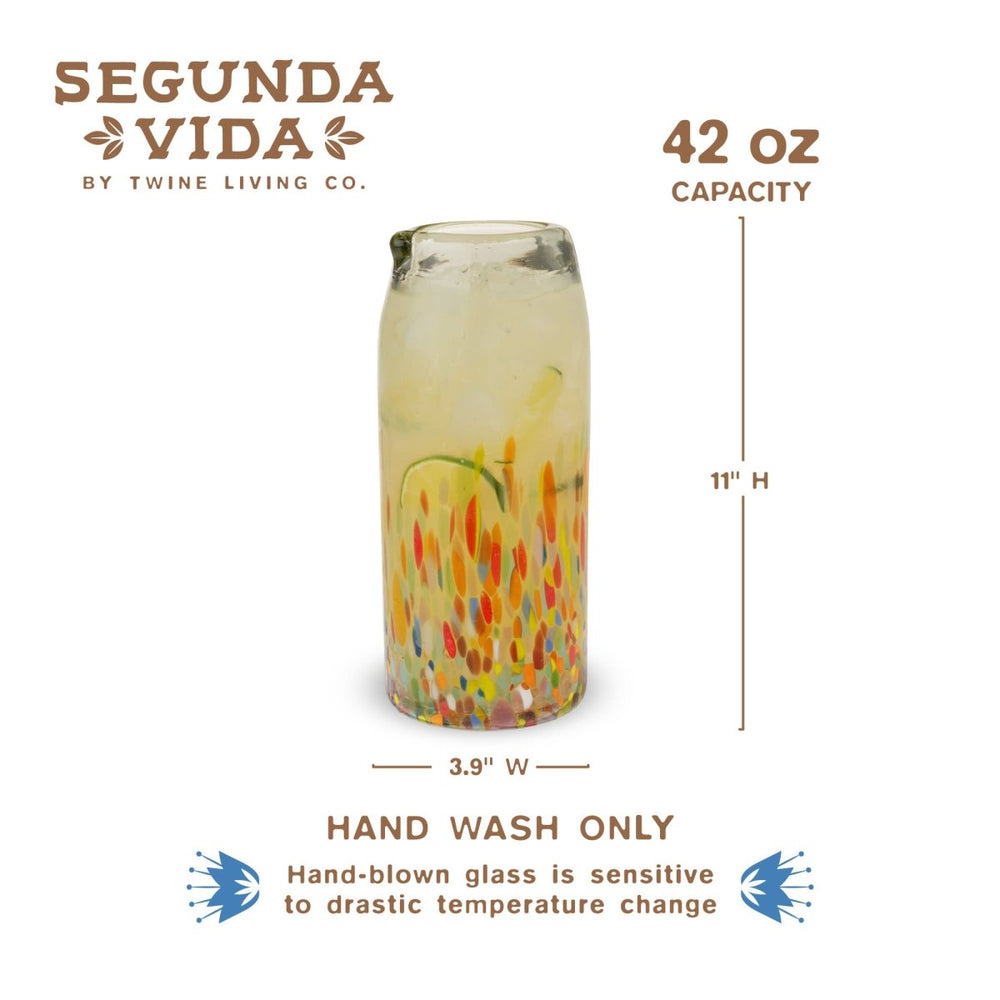 
                      
                        Twine Living Segunda Vida Artistico Glass Pitcher - lily & onyx
                      
                    