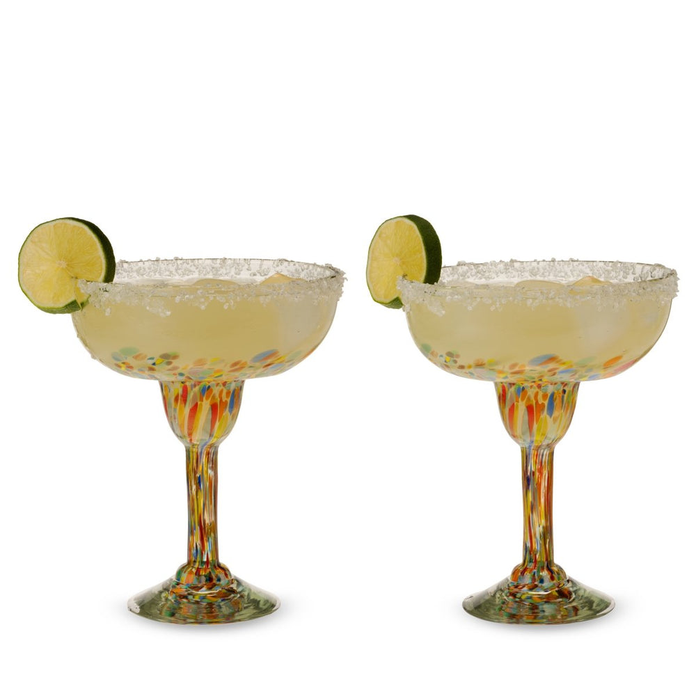 
                      
                        Twine Living Segunda Vida Artistico Margarita Glasses, Set of 2 - lily & onyx
                      
                    