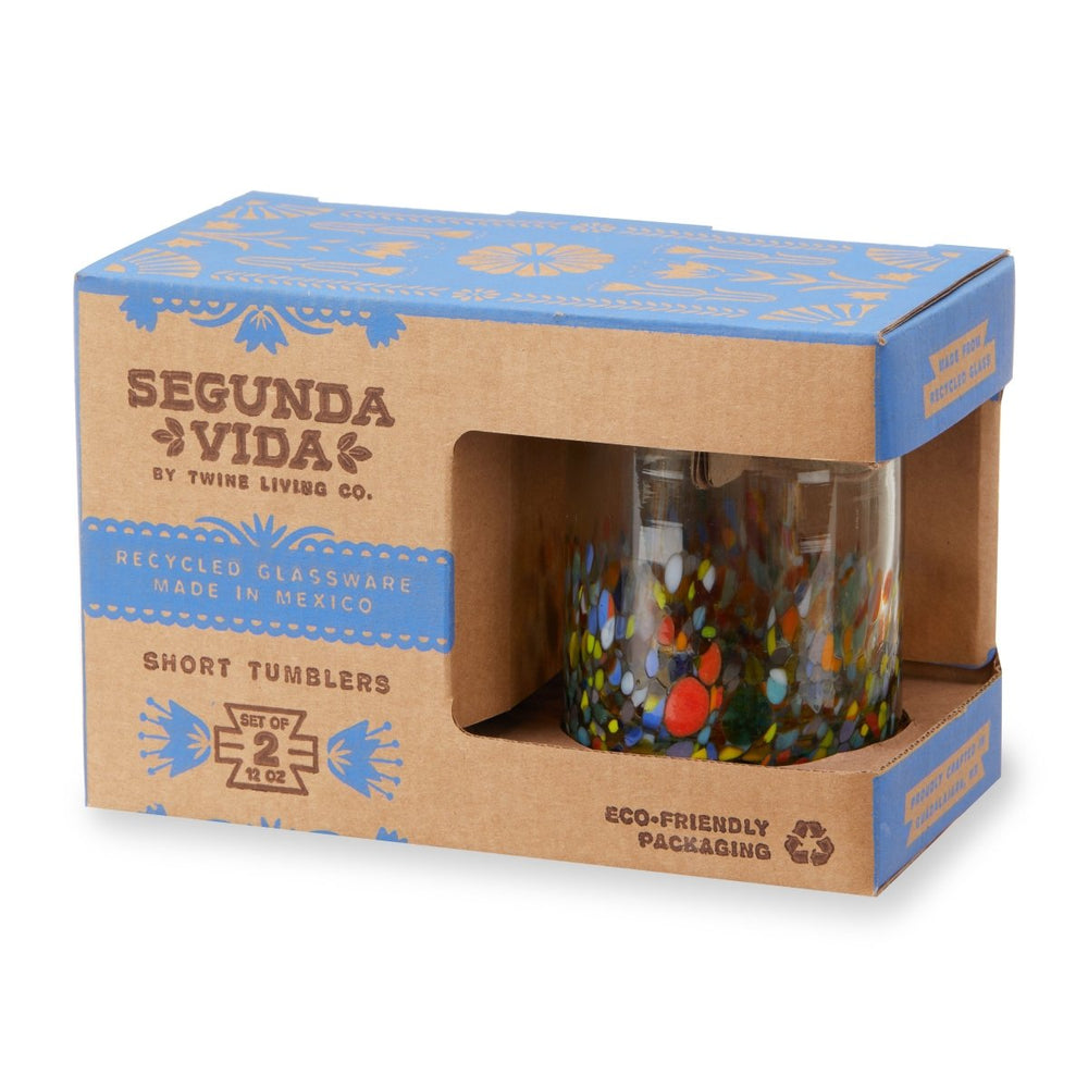 
                      
                        Twine Living Segunda Vida Artistico Tumblers, Set of 2 - lily & onyx
                      
                    