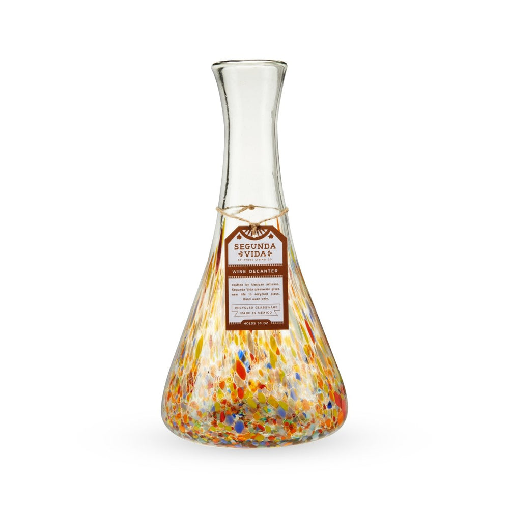 
                      
                        Twine Living Segunda Vida Artistico Wine Decanter - lily & onyx
                      
                    