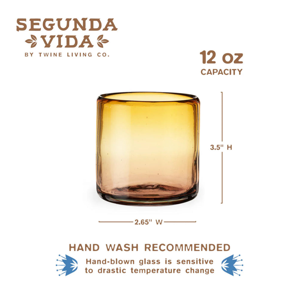
                      
                        Twine Living Segunda Vida El Ocaso Tumblers, Set of 2 - lily & onyx
                      
                    