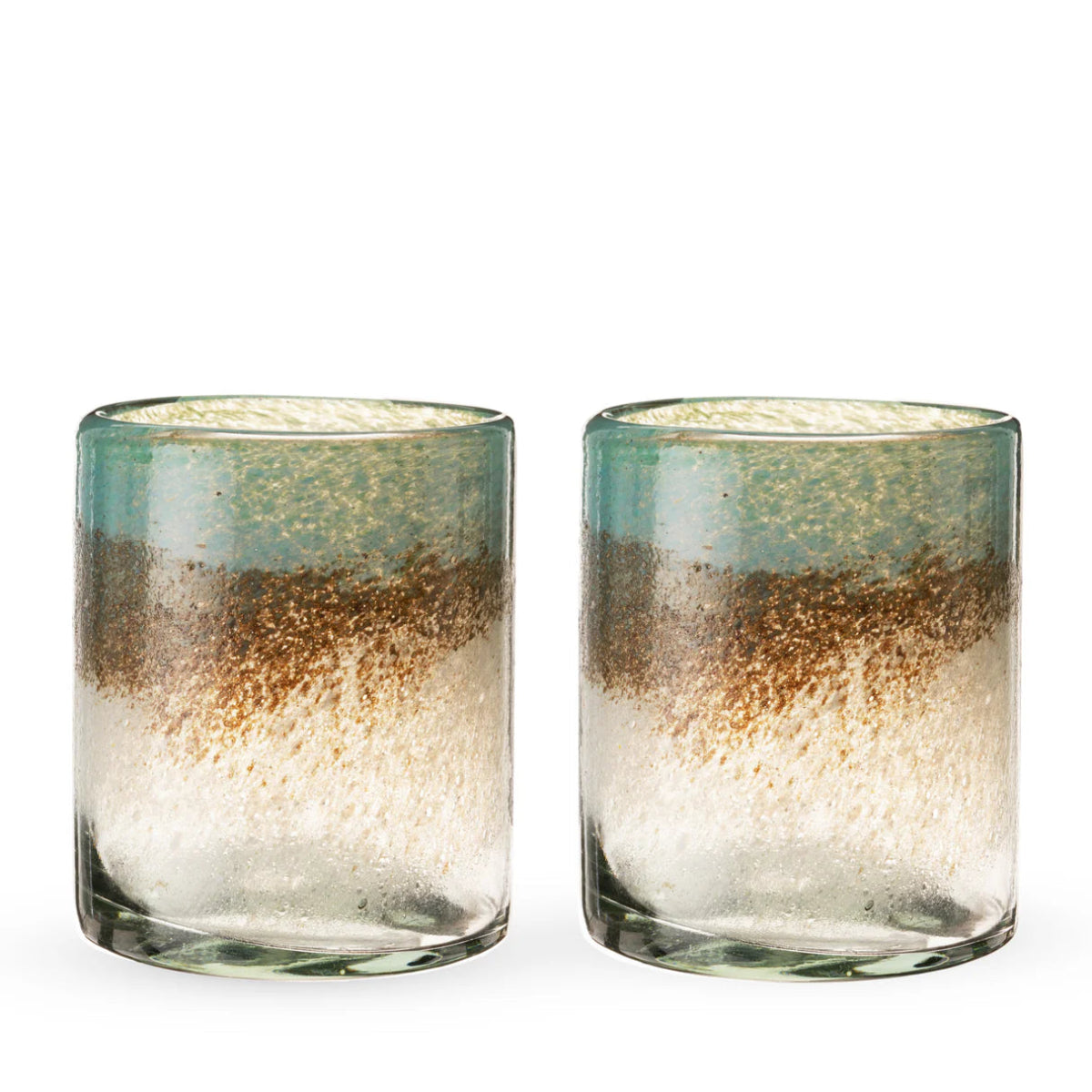 Twine Living Segunda Vida Playa Bonita Tumblers, Set of 2 - lily & onyx