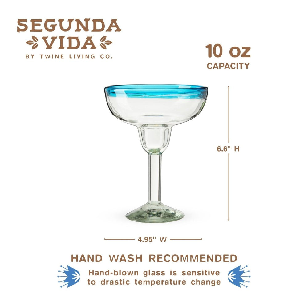 
                      
                        Twine Living Segunda Vida Primavera Margarita Glasses, Set of 2 - lily & onyx
                      
                    