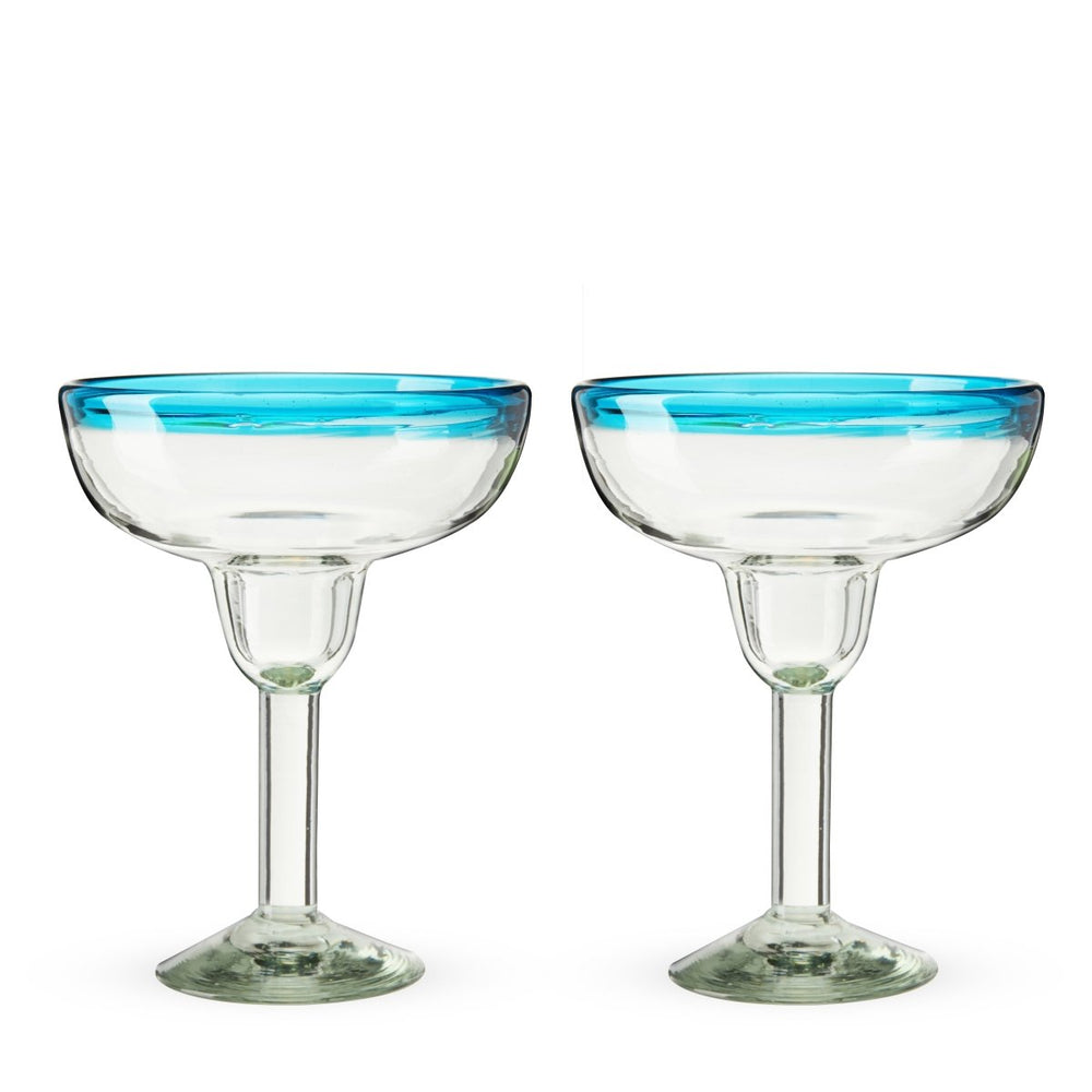 Twine Living Segunda Vida Primavera Margarita Glasses, Set of 2 - lily & onyx