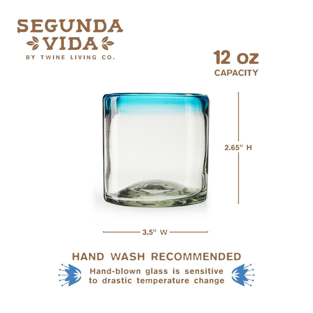 
                      
                        Twine Living Segunda Vida Primavera Short Tumblers, Set of 2 - lily & onyx
                      
                    