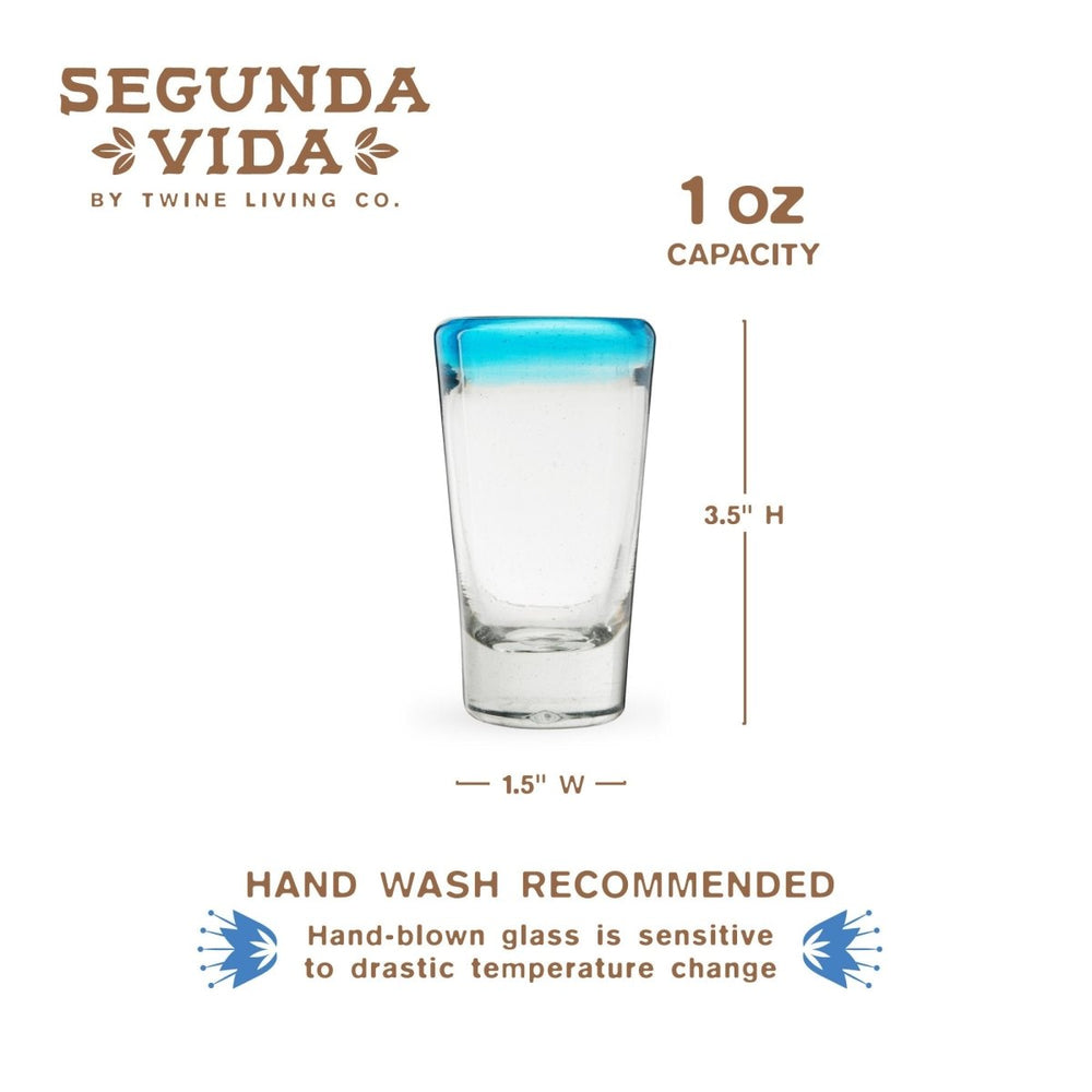 
                      
                        Twine Living Segunda Vida Primavera Shot Glasses, Set of 4 - lily & onyx
                      
                    