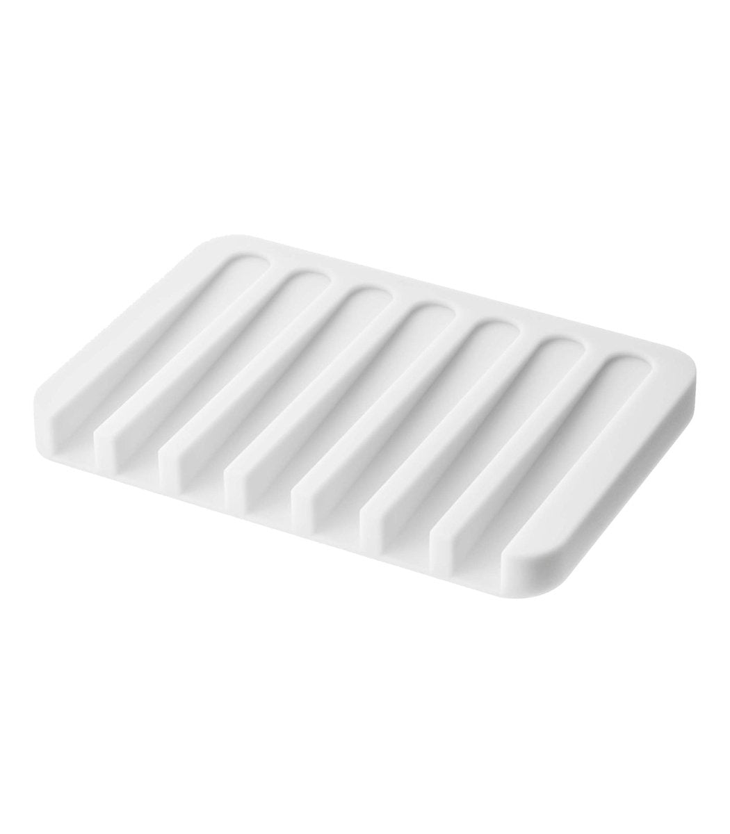 Yamazaki Home Self - Draining Soap Tray - Silicone - lily & onyx