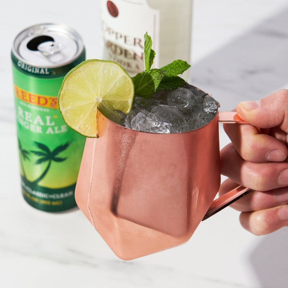 
                      
                        Viski Seneca Faceted Copper Moscow Mule Mug - lily & onyx
                      
                    