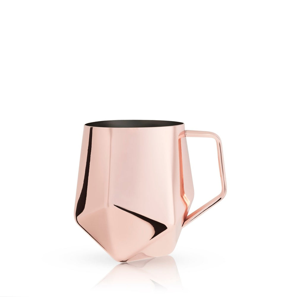 Viski Seneca Faceted Copper Moscow Mule Mug - lily & onyx