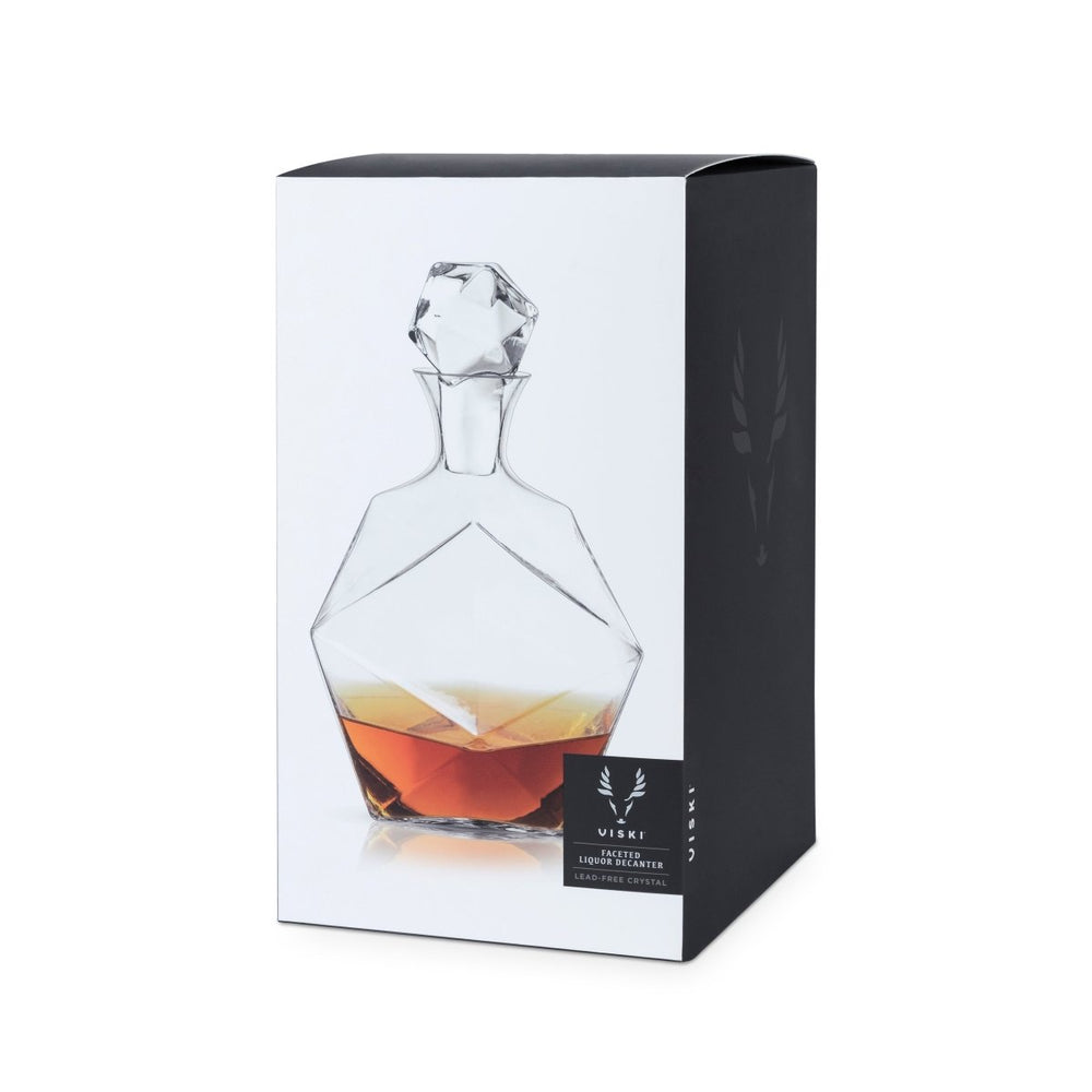 
                      
                        Viski Seneca Faceted Crystal Liquor Decanter - lily & onyx
                      
                    