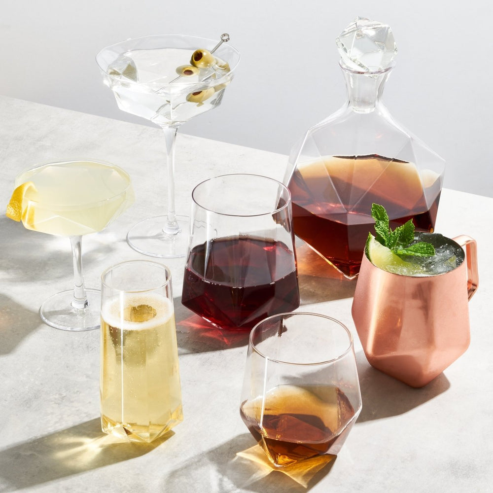 
                      
                        Viski Seneca Faceted Crystal Liquor Decanter - lily & onyx
                      
                    