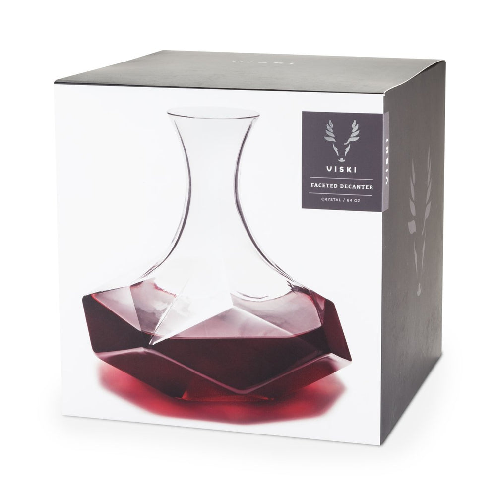 
                      
                        Viski Seneca Faceted Crystal Wine Decanter - lily & onyx
                      
                    