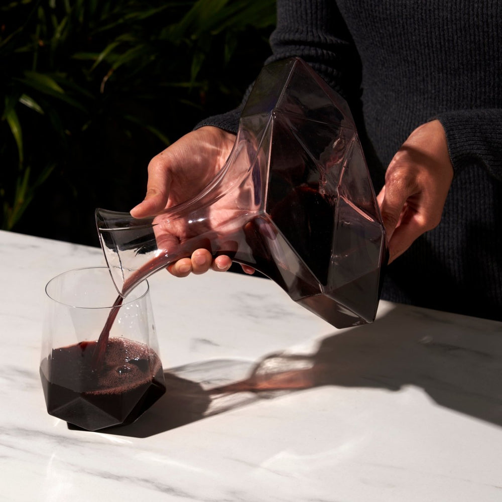 
                      
                        Viski Seneca Faceted Crystal Wine Decanter - lily & onyx
                      
                    