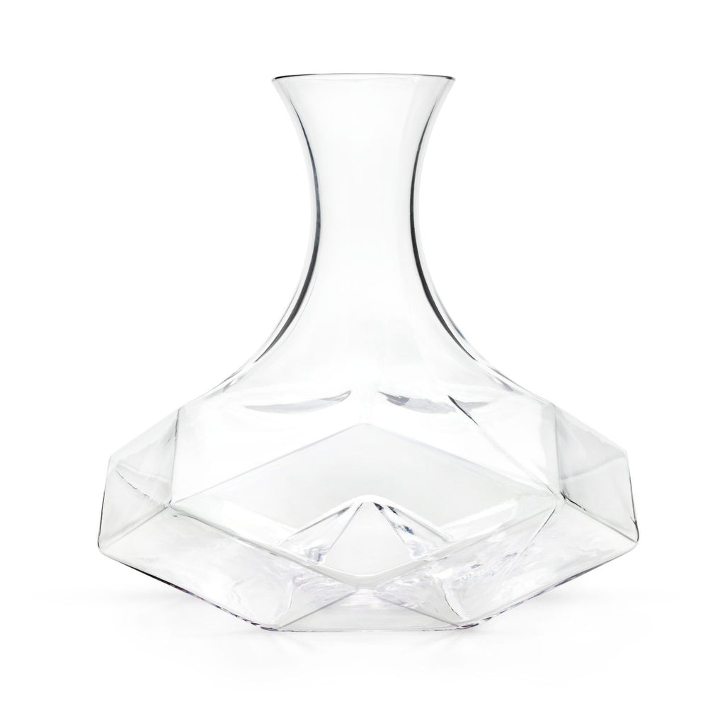 Viski Seneca Faceted Crystal Wine Decanter - lily & onyx