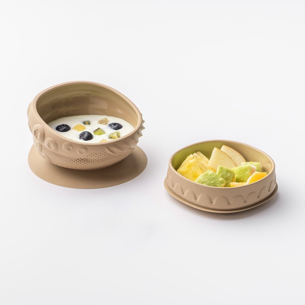 Miniware Sensory Baby Bowl - Almond Butter - lily & onyx