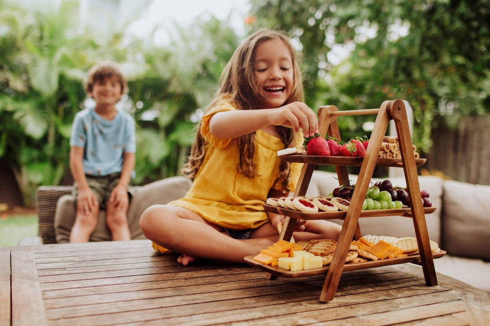 
                      
                        Picnic Time Family of Brands Serving Ladder 3 - Tiered Serving Station - lily & onyx
                      
                    