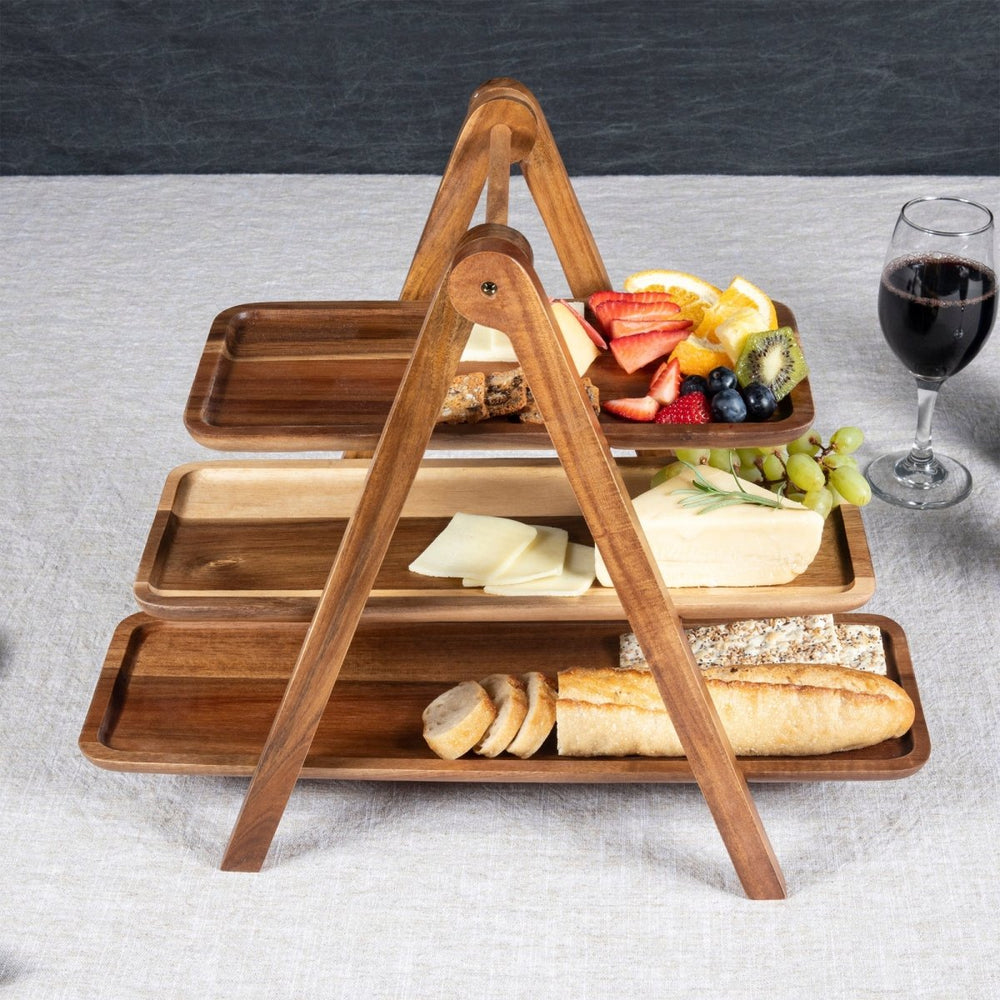 Picnic Time Family of Brands Serving Ladder 3 - Tiered Serving Station - lily & onyx