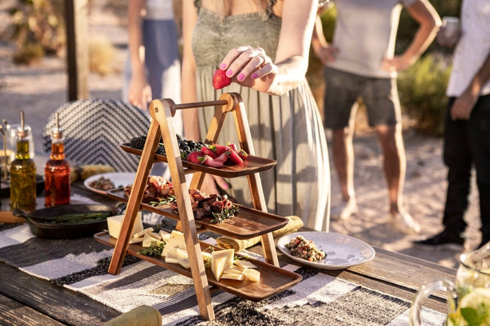 
                      
                        Picnic Time Family of Brands Serving Ladder 3 - Tiered Serving Station - lily & onyx
                      
                    