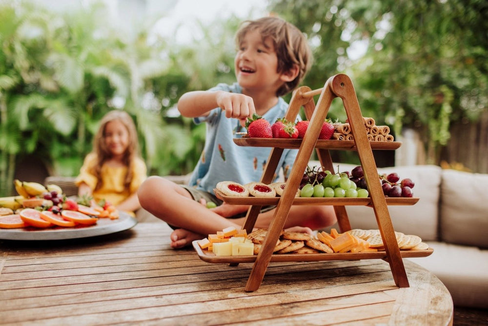 
                      
                        Picnic Time Family of Brands Serving Ladder 3 - Tiered Serving Station - lily & onyx
                      
                    