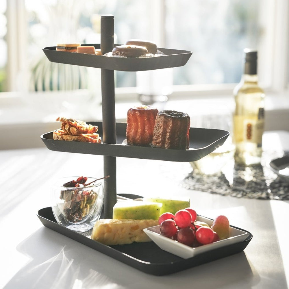 
                      
                        Yamazaki Home Serving Stand - Steel - lily & onyx
                      
                    