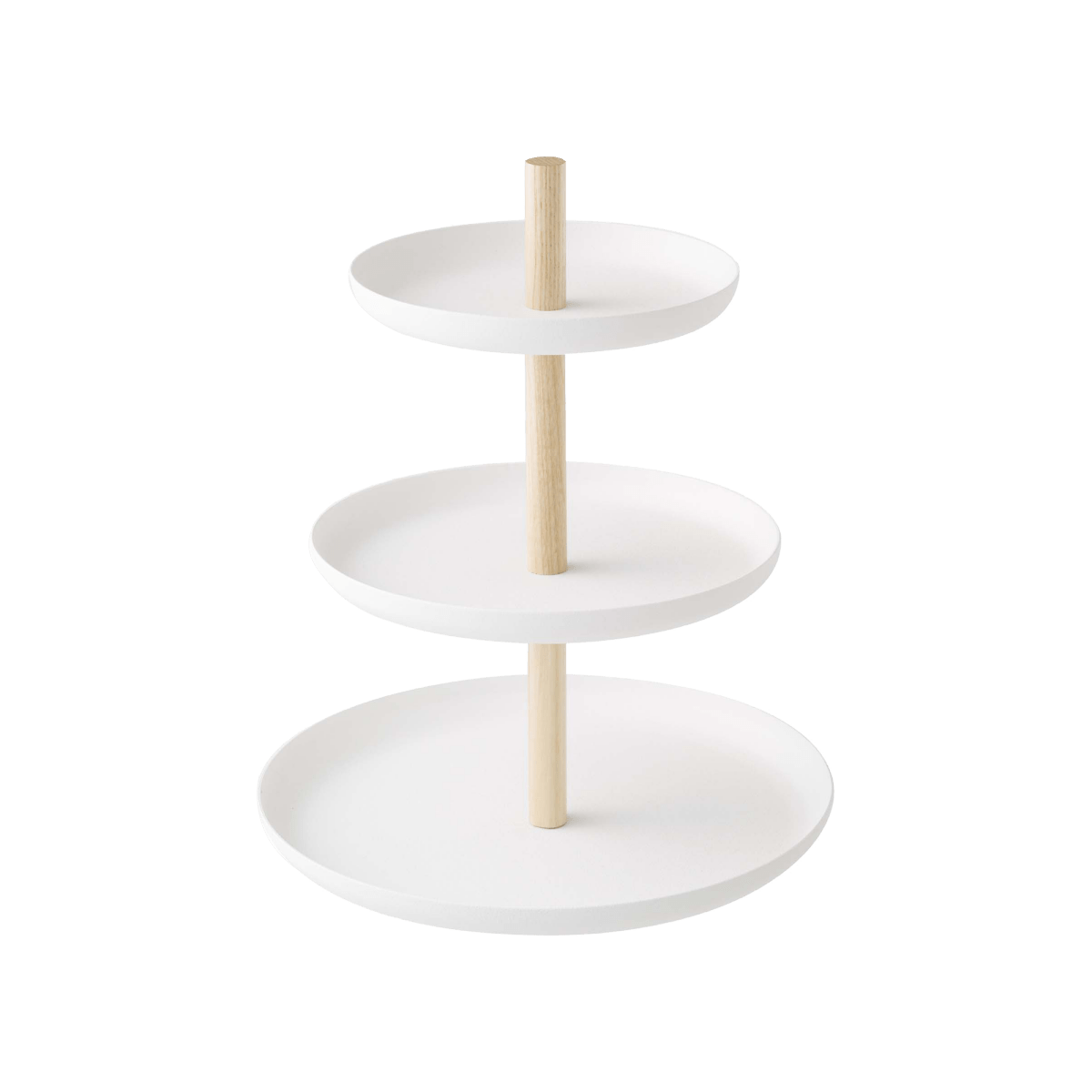 Yamazaki Home Serving Stand - Steel + Wood - lily & onyx