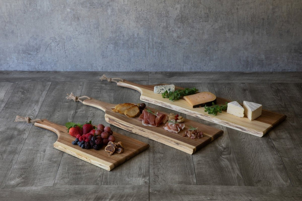 
                      
                        Picnic Time Family of Brands Set of 3 Artisan Serving Planks (18", 24", 30") - lily & onyx
                      
                    