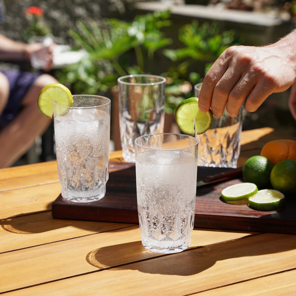 
                      
                        Viski Shatterproof Acrylic Highball Tumblers, Set of 4 - lily & onyx
                      
                    