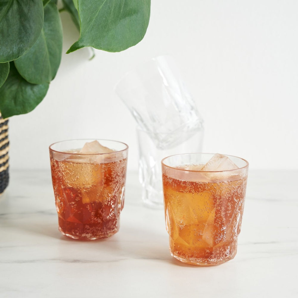 Viski Shatterproof Acrylic Rocks Tumblers, Set of 4 - lily & onyx