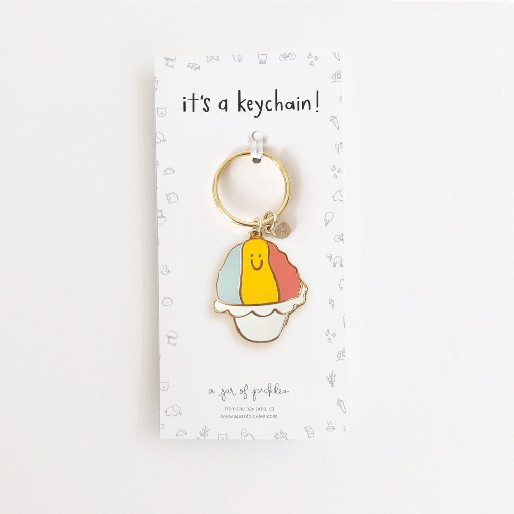 A Jar of Pickles Shave Ice Keychain - lily & onyx
