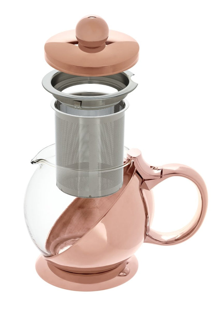 
                      
                        Pinky Up Tea Shelby Glass and Rose Gold Wrapped Teapot - lily & onyx
                      
                    