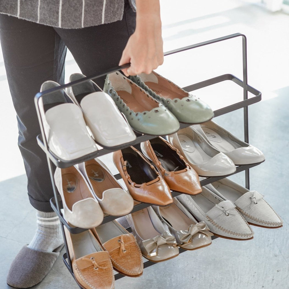 
                      
                        Yamazaki Home Shoe Rack, 18" H - lily & onyx
                      
                    