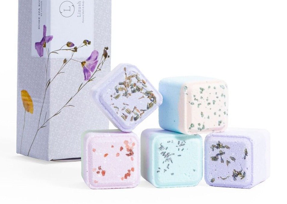 
                      
                        Lizush Shower Steamers Gift Set, Set of 5 - lily & onyx
                      
                    