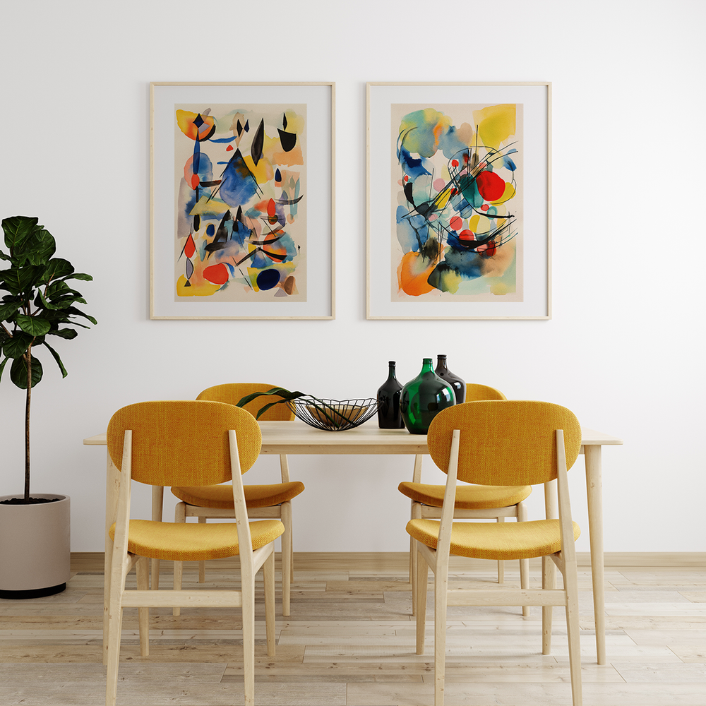 Primary 1 - Watercolor Art Print