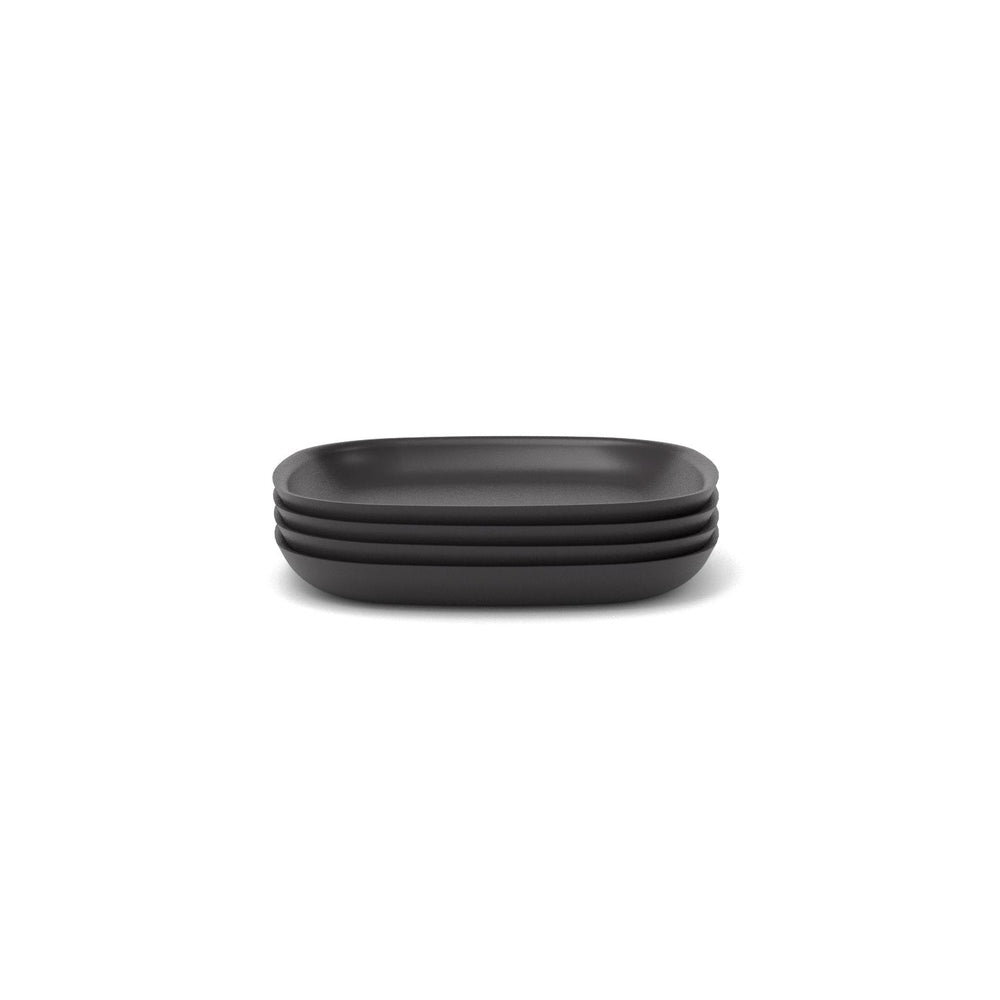 Bamboo Side Plate - 4 Piece Set - Black