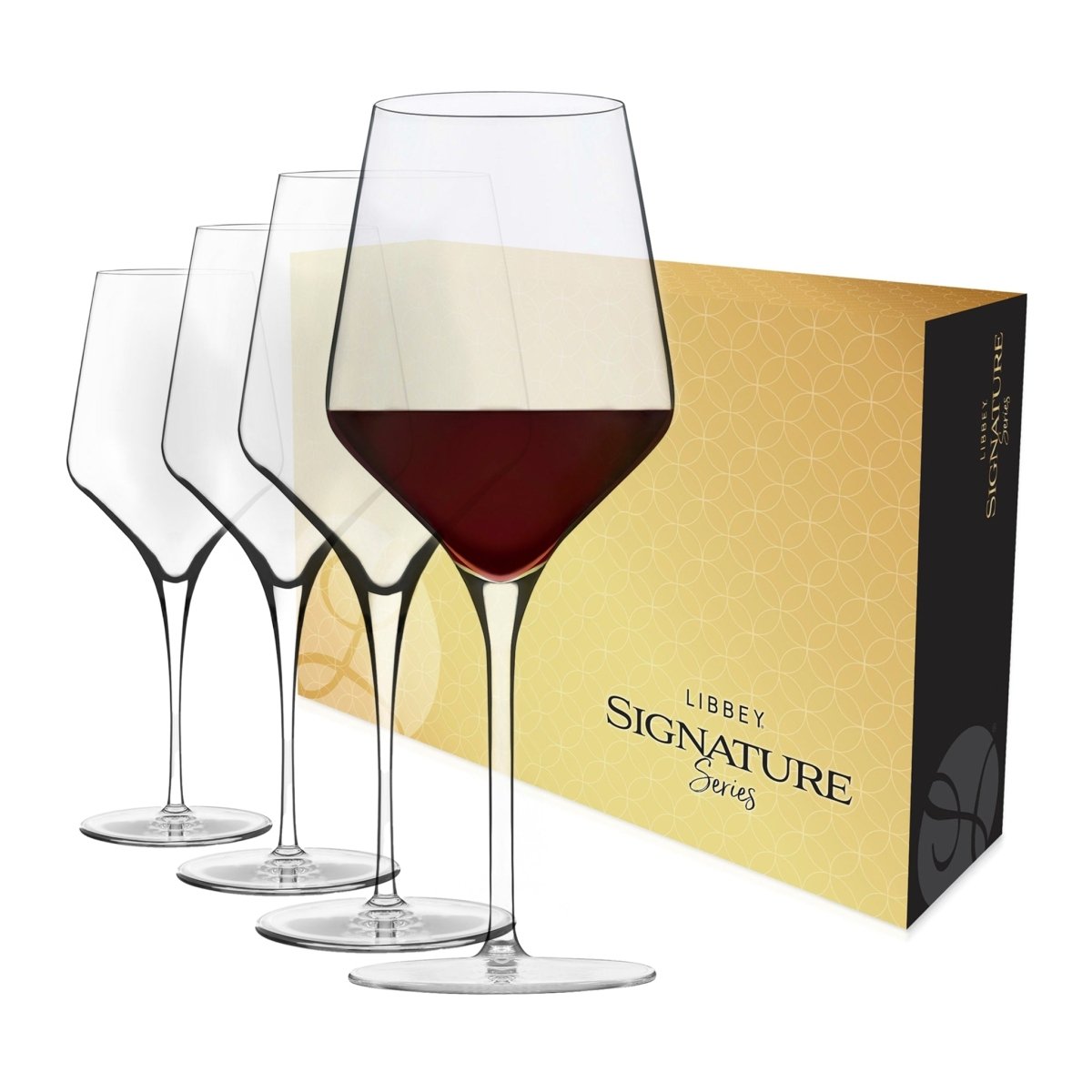 Libbey Signature Greenwich All - Purpose Wine Gift Set of 4, 16 oz - lily & onyx
