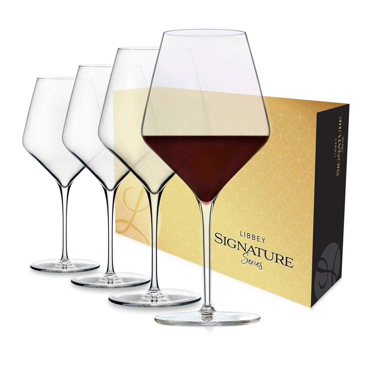 Libbey Signature Greenwich Red Wine Gift Set of 4, 24 oz - lily & onyx