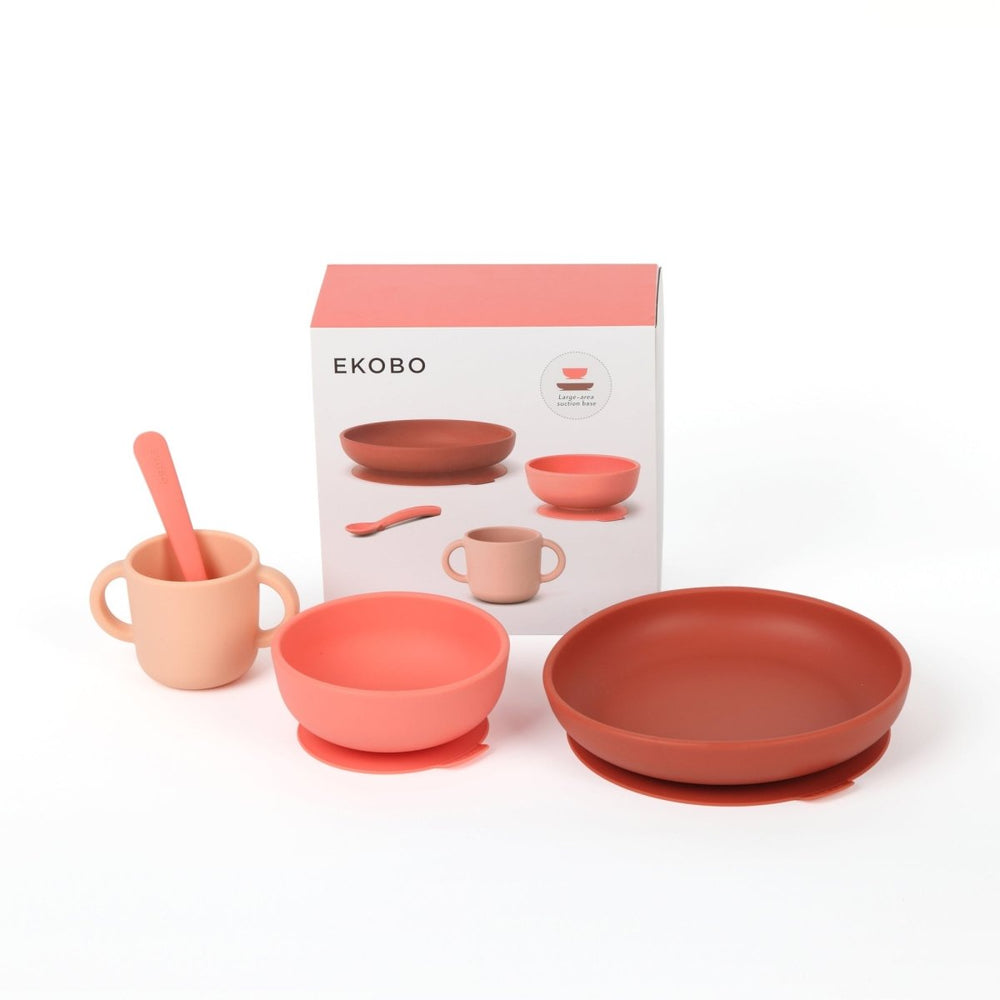 
                      
                        EKOBO Silicone Baby Meal Set - Coral - lily & onyx
                      
                    