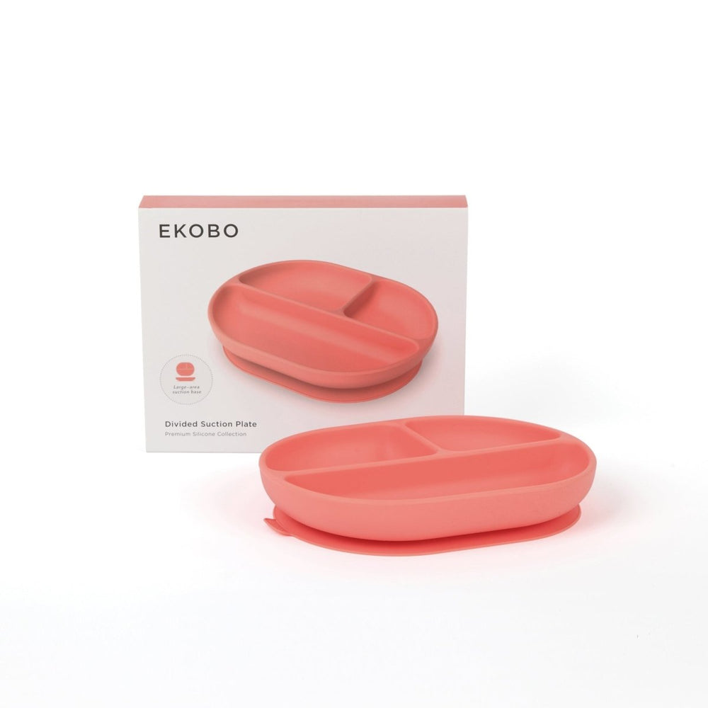 
                      
                        EKOBO Silicone Divided Suction Baby Plate - Coral - lily & onyx
                      
                    