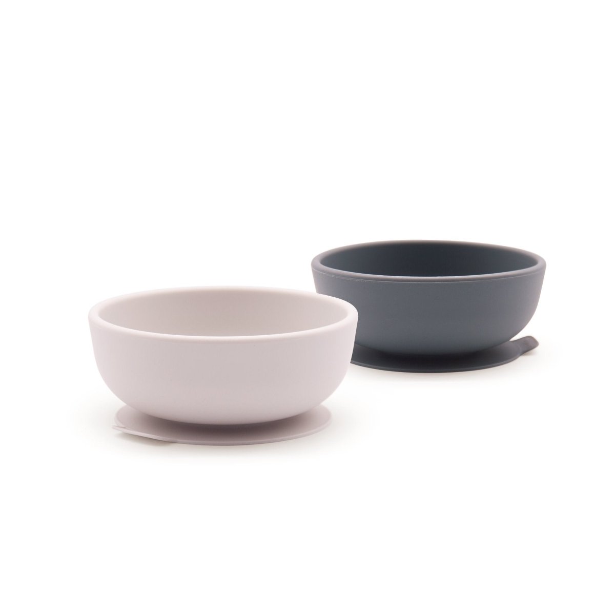 EKOBO Silicone Suction Baby Bowl Set - Cloud / Storm - lily & onyx