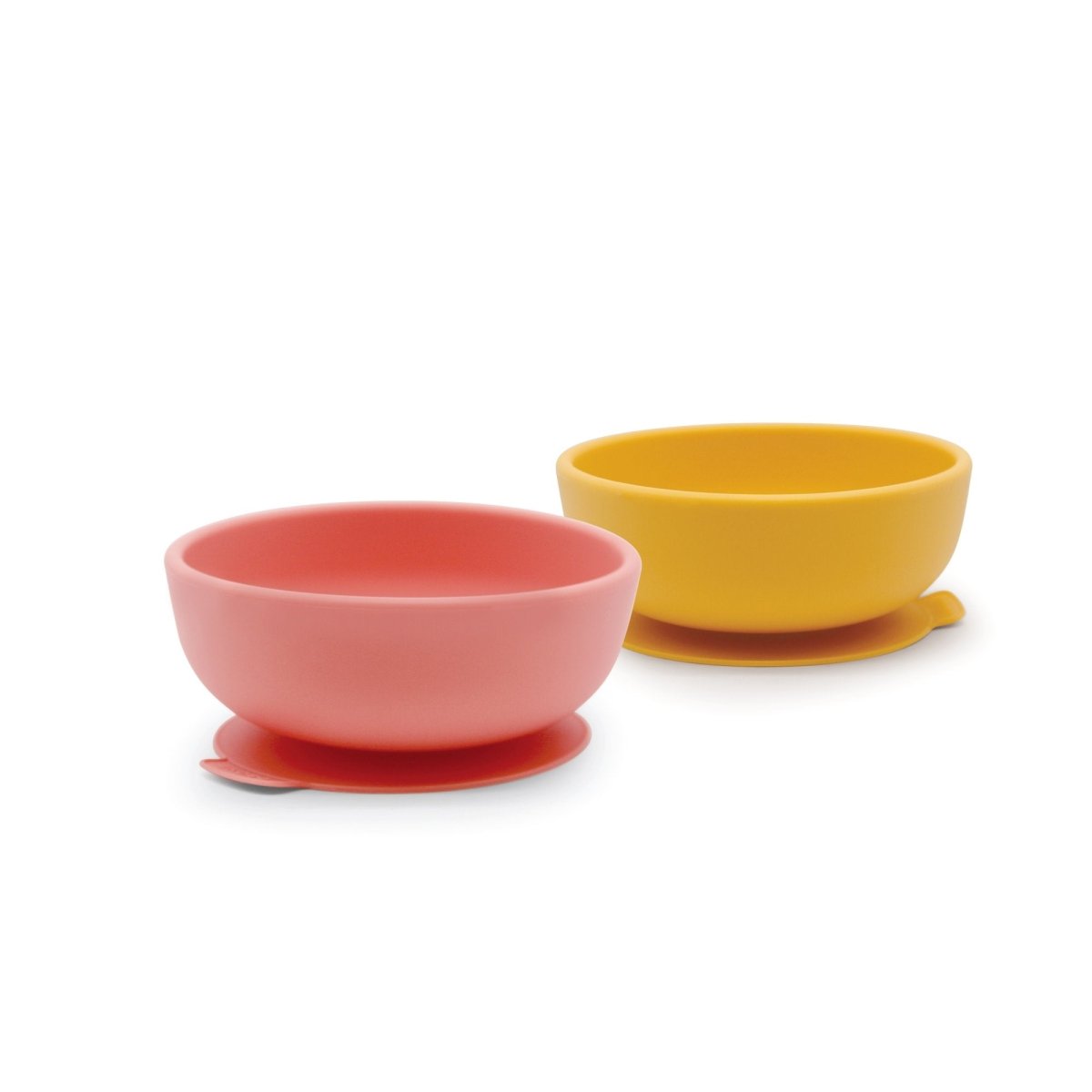 EKOBO Silicone Suction Baby Bowl Set - Coral / Mimosa - lily & onyx