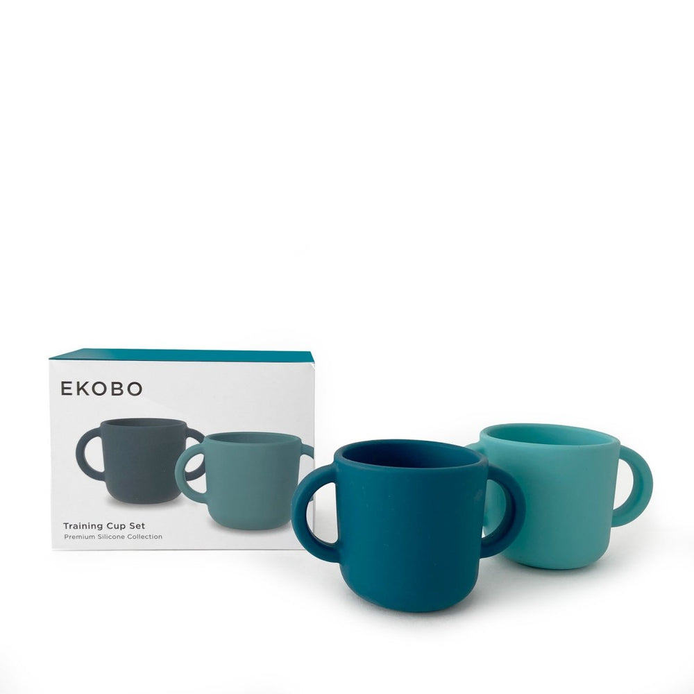 
                      
                        EKOBO Silicone Training Cup Set - Blue Abyss / Lagoon - lily & onyx
                      
                    